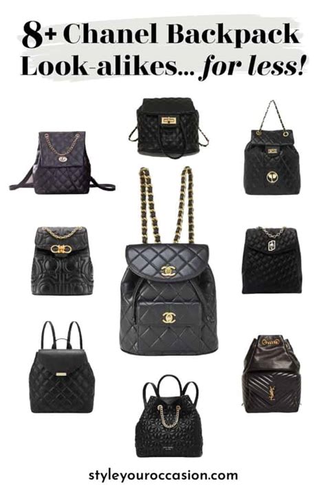 best chanel backpack dupes